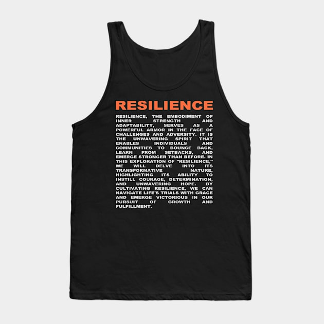 Resilience Tank Top by ThisIsArtByMazy